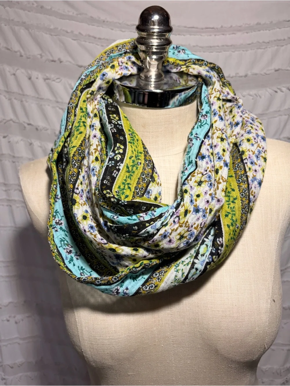 J. Jill floral infinity scarf